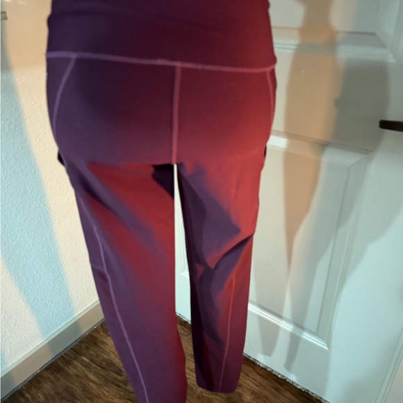 Fabletics Purple High-Waisted Leggings - Picture 3 of 5